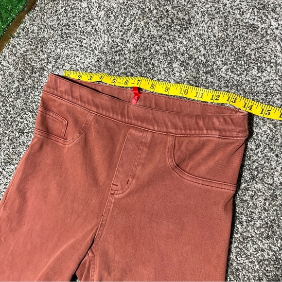 Spanx Size Medium Red Orange Jean-ish Ankle Leggings Flawed- See Note - Picture 6 of 10
